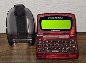 Vintage Motorola Talkabout 2way Text Pager A06PKB5806AA - RED - Zdjęcie 1 z 12