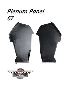 1967 Corvette - Plenum Panel - Pair - Custom Fiberglass - Imagen 1 de 3