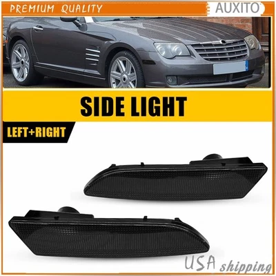 PARA 2004 2005 2006 2007 2008 CHRYSLER CROSSFIRE MARCADOR LATERAL AHUMADO carcasa de luz Foto 1 de 4