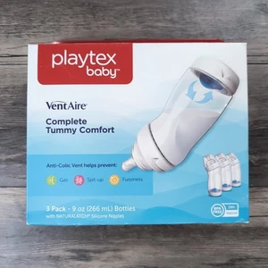 Playtex Baby Ventaire Tummy Comfort Baby Bottle BPA Free 9 Ounce 3 Pack NEW - Picture 1 of 6