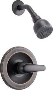 Peerless Single-Handle Shower Faucet Trim Kit with Single-Spray Bronze - Picture 1 of 4