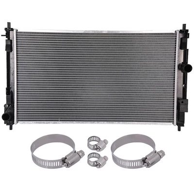 Radiator For 2007-2010 Chrysler Cirrus with Universal Oil Hose Clamps Kit Foto 1 de 4
