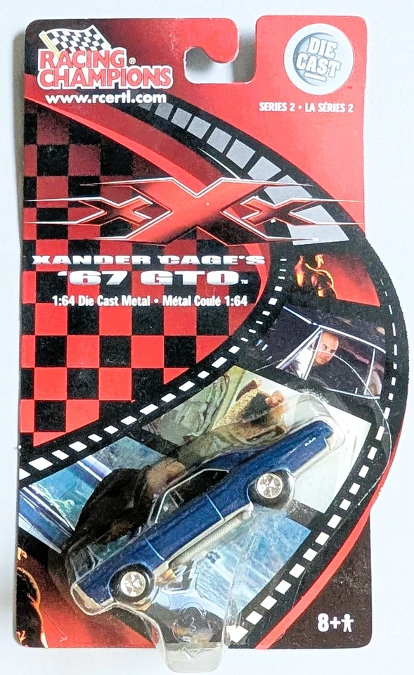 Pontiac GTO Racing Champions XXX Xander Cage's '67 azul | escala 1:64 Foto 1 de 1