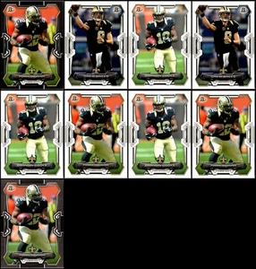 2015 Bowman New Orleans Saints (9) Card Lot - PREMIUM QUALITY – EXPERIENCE TH... - Picture 1 of 2