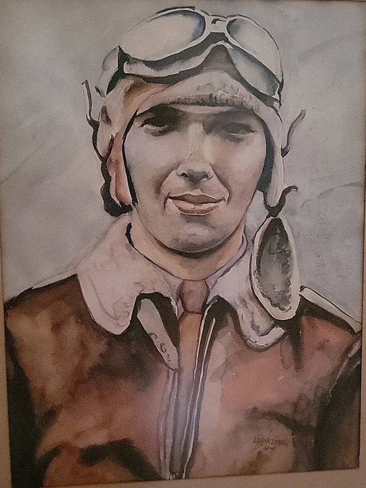 Precioso 1944 Original Por Hardman ~ Inscrito Verso ~ 25.5" X 21.5" Foto 1 de 4