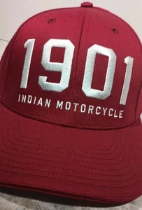 NUEVA Gorra de Béisbol Indian Motorcycle 1901 Para Hombre Roja Bordada Ajustable Snapback - Imagen 1 de 10