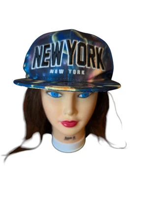 Nueva York Nueva York Bordado Negro Moda Pequeño T&T Correa Gorra Tapa Foto 1 de 4