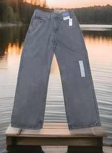 Vaqueros holgados antiguos azul marino años 90 talla 29x30 NEGRO lavado claro. NUEVOS. $49,99. - Imagen 1 de 3
