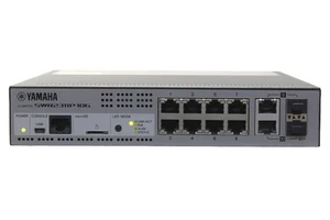 Yamaha SWR2311P-10G 10-portowy przełącznik Gigabit Dante zarządzany SFP L2 zgodny z PoE+ - Zdjęcie 1 z 9