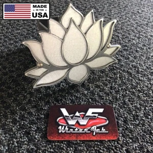 Cubierta de enganche Lotus - Dos capas - Acero 1/8" - Flor personalizada WinterFab - Imagen 1 de 1