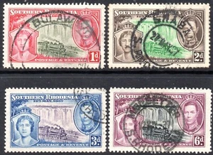 Southern Rhodesia 1937 KGVI Coronation set, SG.36/9, fine used, cat.£15 - Picture 1 of 1