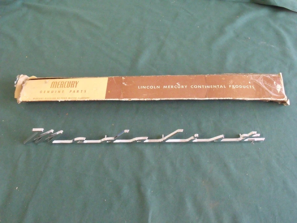 Placa de identificación Mercury Medalist 1956 nuevo de lote original FoMoCo 56 Foto 1 de 4