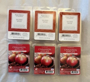 Lot of 6: Better Homes & Gardens & ScentSationals Gilded Spice & Cinnamon Apples - Picture 1 of 2