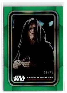 2023 Topps Star Wars Emperor Palpatine #100 Green /25 - Picture 1 of 2