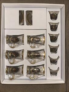 Arabic Coffee Tea Cup Set - Comes With 6 Mugs, 6 Small Cups, 6 Plates (As Shown) - Picture 1 of 5