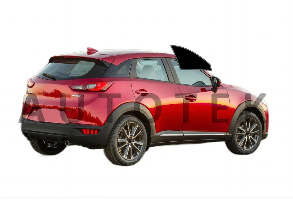 Película precortada ventanas delanteras de dos puertas CORTE DE COMPUTADORA tinte para Mazda CX-3 2016-2021 Foto 1 de 4