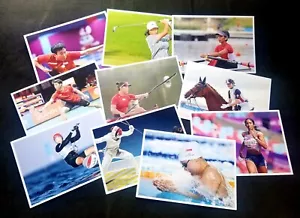 Singapore Paris Olympic Games 2024 Sport Table Tennis Golf Horse (postcard) MNH - Picture 1 of 6