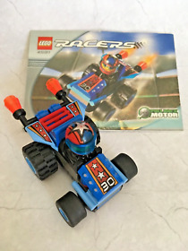 Lego Racers 4591 Star Strike Star Burst Mini Racer Car w Pull Back Motor Action