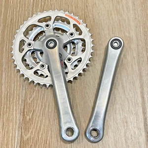 Vintage Shimano STX-RC FC-MC36 Triple Crankset MTB 175 Deore Race w Bolts - Picture 1 of 6