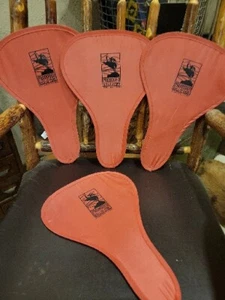 Lot Of 4 Crown Brand Hand Fans PRO RODEO HALL OF FAME Rodeo Cowboy Advertising - Picture 1 of 4