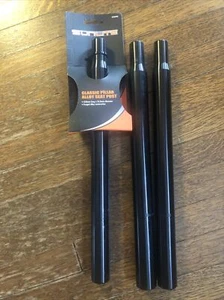 Lot of Three New-Old-Stock Straight Aluminum Seatposts 26.8, 27, 28.6mm • Black - Picture 1 of 1