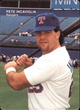 1990 Rangers Mother's #4 Pete Incaviglia 