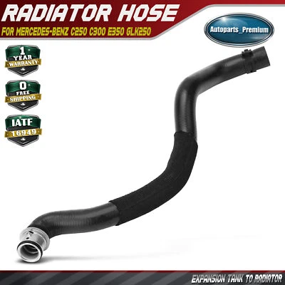Radiator Coolant Hose for Mercedes-Benz C250 2012-2015 C300 08-14 E350 GLK250 - Image 1 of 4