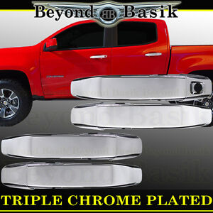 Chrome Reargate Handle Cover Trim Fit For Chevrolet Colorado //GMC Canyon 2015-19