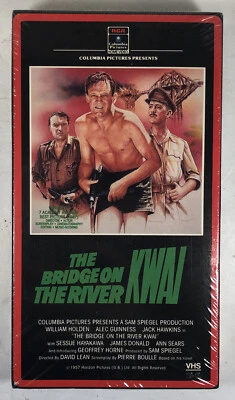 New Sealed The Bridge On The River Kwai VHS 1985 Columbia Pictures Watermark RCA Foto 1 de 4