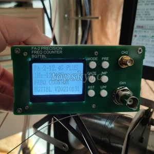 Misuratore di frequenza contatore di frequenza 1 Hz-12,4 GHz 10 MHz OCXO FA-2-12,4G PLUS tps - Foto 1 di 3