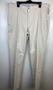 Peter Millar Golf Crown Sport 40 Stone Beige Cotton Silk Blend Pants $178 - Picture 1 of 9