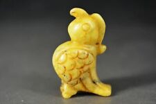 Delicate Chinese Old Jade Carved *Bird * Statue A2