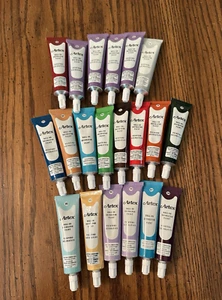 Vintage Artex Roll On Decorator Paint Liquid Embroidery Tubes Used Lot of 20 - Picture 1 of 10