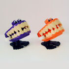 8 Pcs Dental Tooth Dentist Gift Plastic Tooth Clockwork Toys Orange