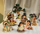 Vtg Lot Of 9 Enesco Friends Of A Feather Figurines Catch Dreams Many Moons Etc