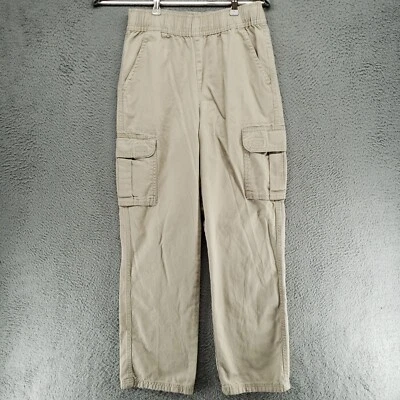Pantalones cargo Children’s Place Boys caqui 12 Husky beige cintura ajustable Foto 1 de 4