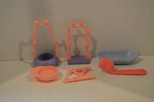 Littlest Pet Shop ~ Giro alrededor del patio de recreo ~ 6 piezas de repuesto ~ Columpios ~ Hamaca - Imagen 1 de 3