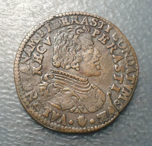 IMPERIO ESPAÑOL PAISES BAJOS AMBERES FELIPE IV JETON 1657 RECONQUIS VALENCIENNES - Picture 1 of 2