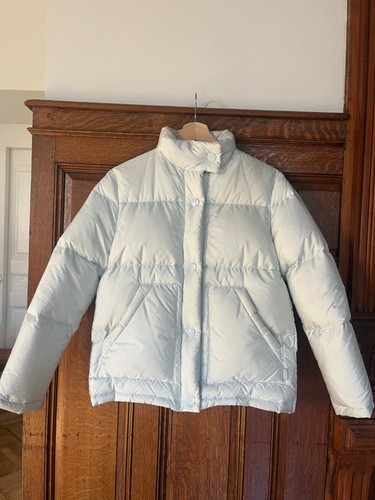 Prada cappotto donna nylon puffer taglia 36