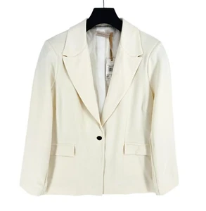 RINASCIMENTO Women White Blazer Jacket Size XL - Picture 1 of 14