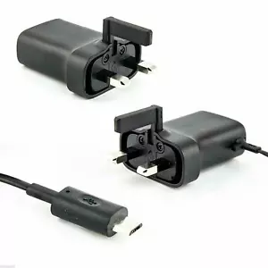 Nokia UK Mains Charger & Micro USB For Nokia 2720 Flip E72 E52 E75 E55 N97 E63  - Picture 1 of 4