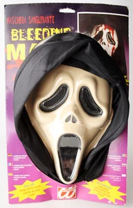SCREAM FILM GHOST GESICHTSBLUTUNGSMASKE + KAPUZE WIDMANN 2001 NEU! - Bild 1 von 6