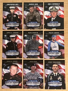 2008 Topps Armed Forces Fan of the Game Completa tu set #1-11 ¡Tú eliges! - Imagen 1 de 13