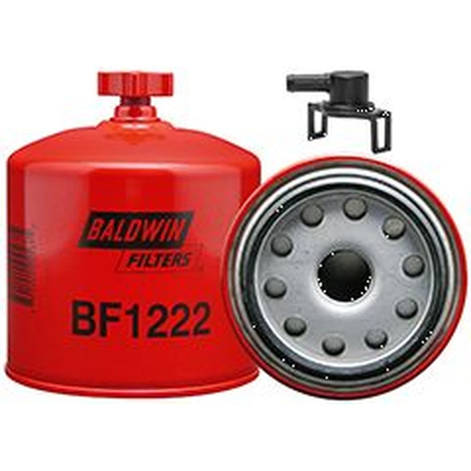 Separador de combustible/agua Baldwin BF1222 giratorio con drenaje Foto 1 de 4