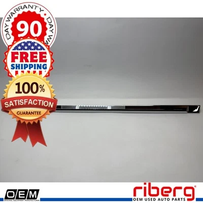 15876403 OEM 07-14 ESCALADE EXT ESV Cromo Puerta Trasera Lateral Izquierda Moldura Foto 1 de 4