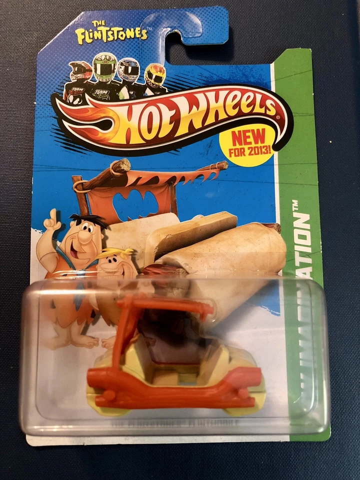 Hot Wheels 2013 The Flintstone Flintmobile 1/11.5 Diecast Car