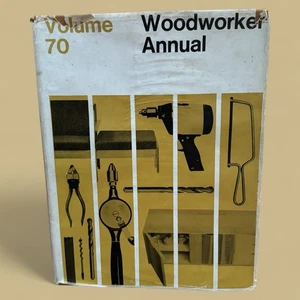Woodworker Annual Vol 70 1966 Furniture Plans Joinery Guide w Fold-Out Insert - Picture 1 of 14