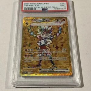Cinderace ex 163 Sv: Scarlet & Violet Promo Cards Holo PSA 9 - Picture 1 of 3