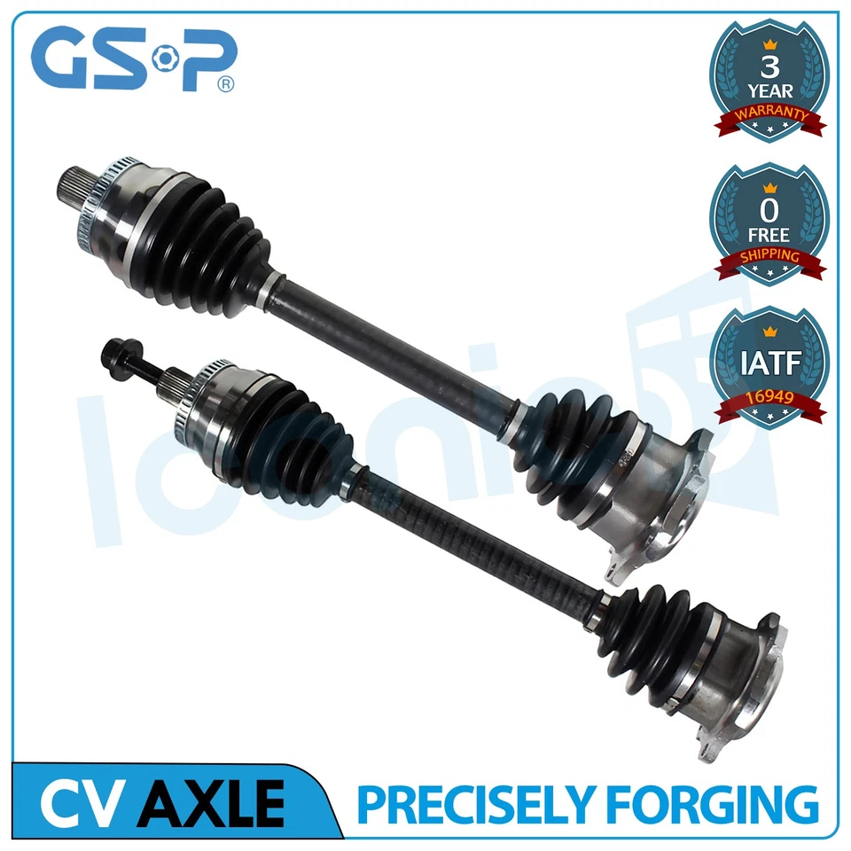 Front CV Axle Joint Assembly Set for 1996-2005 VW Passat Audi A4 S4 Automatic Foto 1 de 4