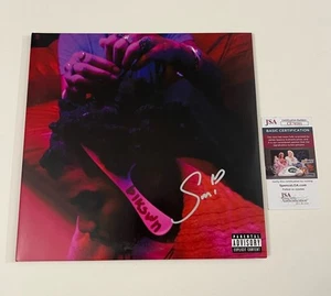 DISCO DE VINILO BLKSWN FIRMADO POR SMINO RARO CERTIFICADO DE AUTENTICIDAD JSA - Imagen 1 de 4